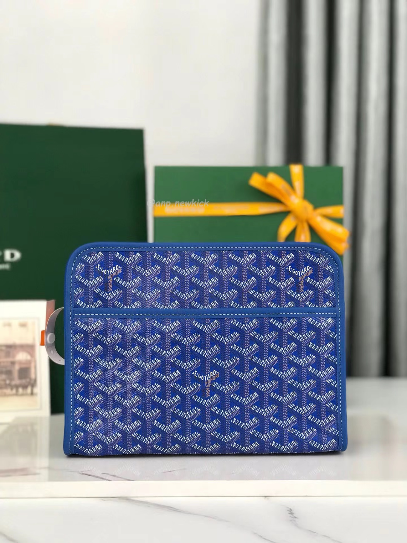 Goyard Jouvence Toiletry Bag Mm Green Black White Blue Purple Red Yellow (29) - newkick.cc